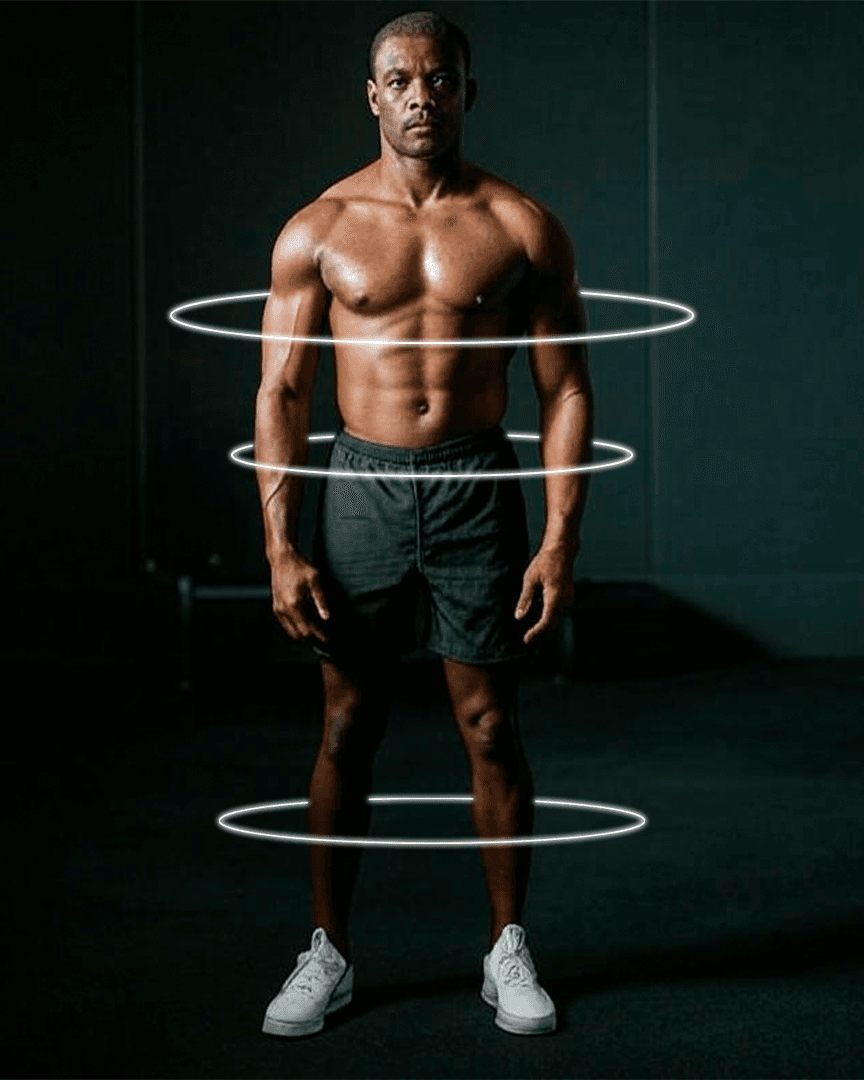 F/AI photo body analysis — body type and body fat percentage detection